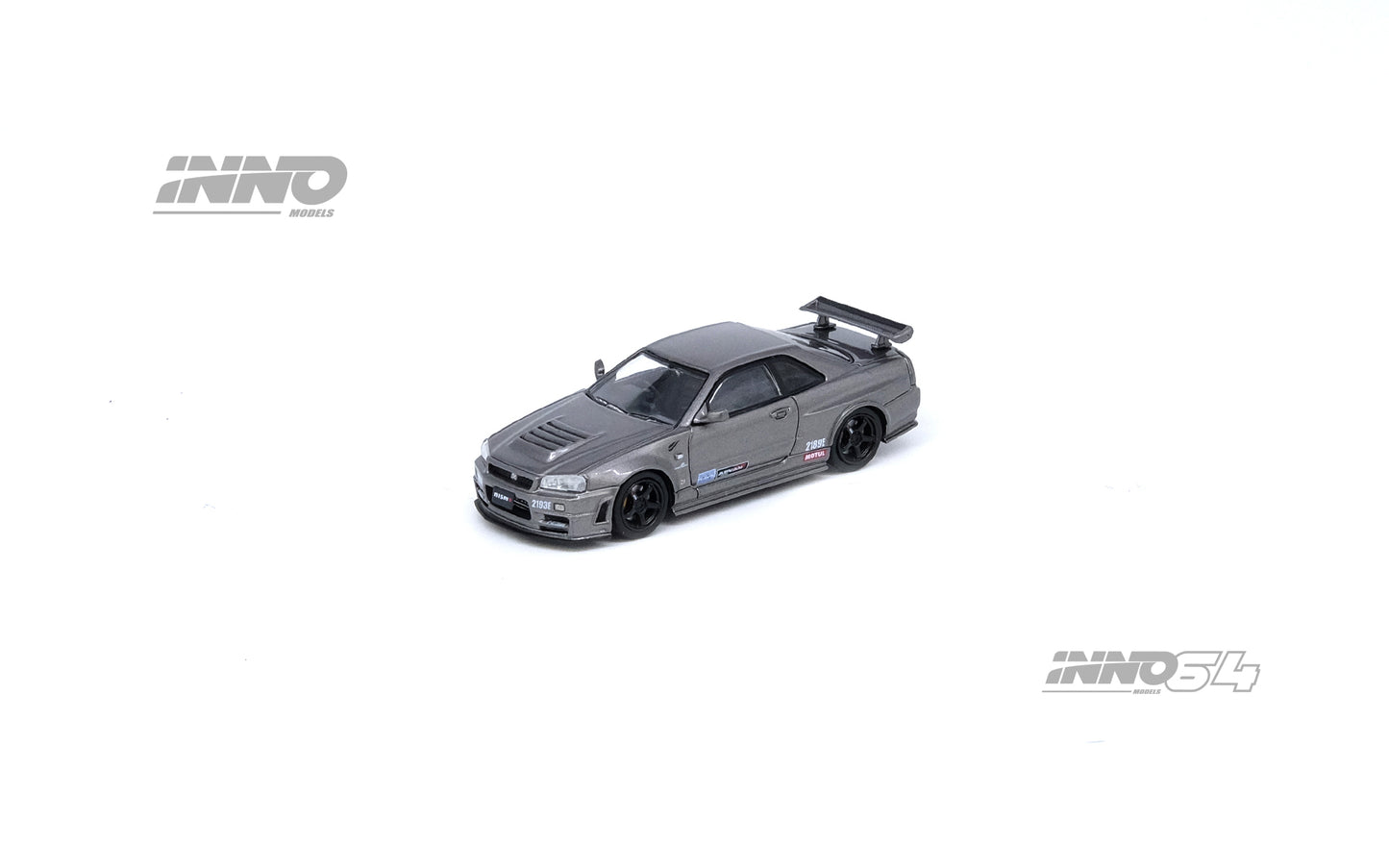 INNO64 1/64 NISSAN SKYLINE GT-R (R34) OMORI FACTORY "CLUBMAN RACE SPEC" IN64-R34-OFCRS