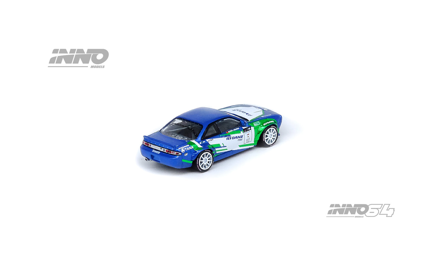 INNO64 1/64 NISSAN SILVIA S14 Boss FIA Intercontinental Drifting Cup 2019 Charles Ng IN64-S14B-CNG19