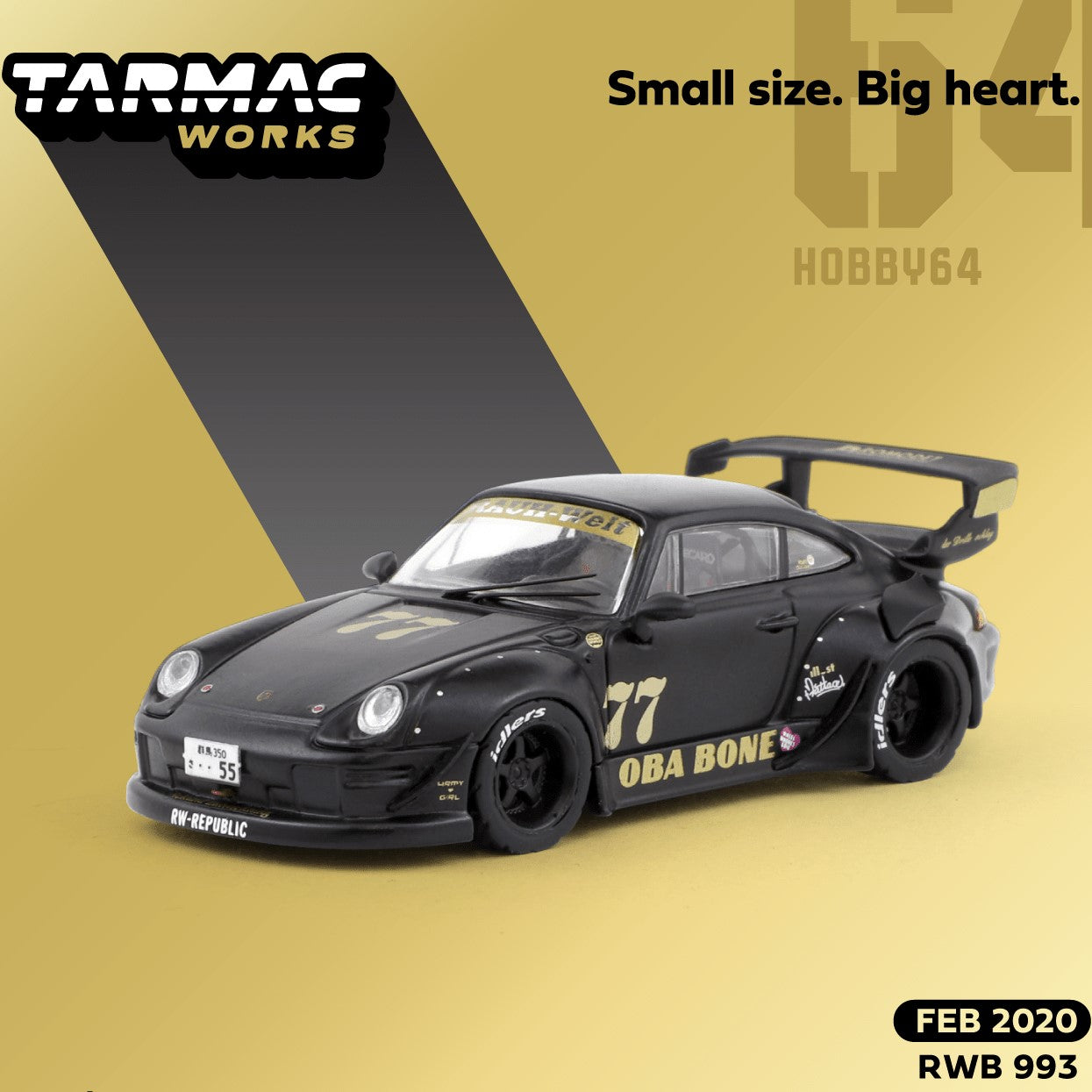 PREORDER Tarmac Works 1/64 RWB 993 OBA BONE T64-017-OB (Release Date : Feb 2020)
