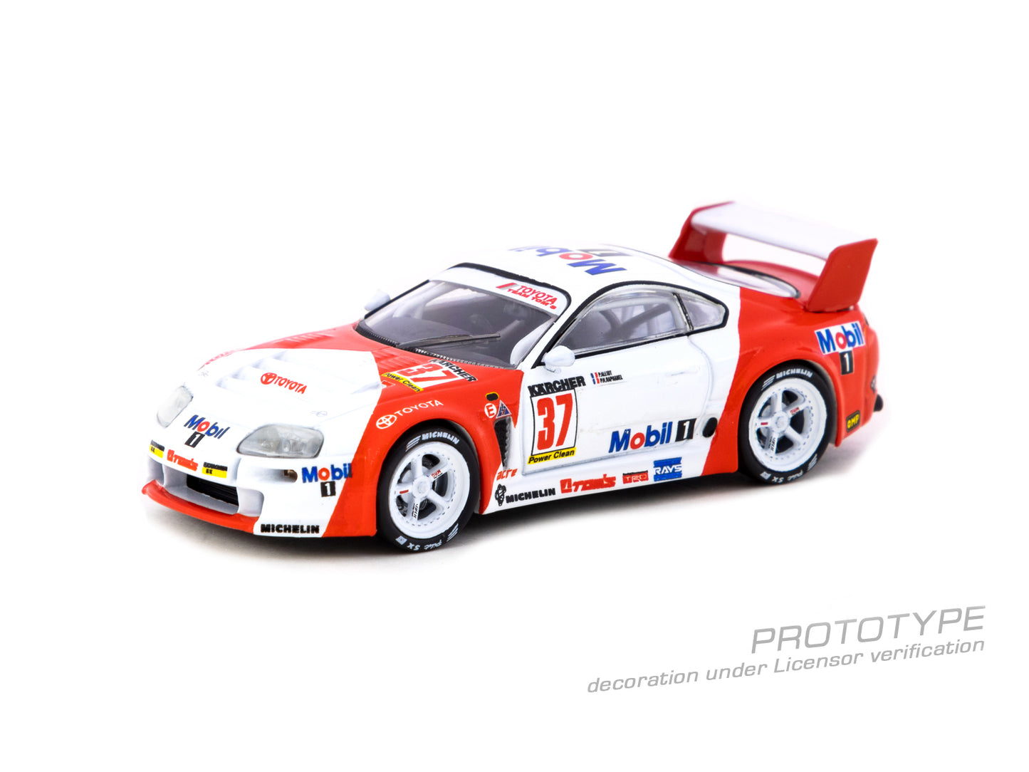 TARMAC WORKS HOBBY64 1/64 Toyota Supra GT BPR Zhuhai 1995 P. Alliot / P-H. Raphanel T64-051-95BPR37
