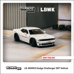 TARMAC WORKS GLOBAL64 1/64 LB-WORKS Dodge Challenger SRT Hellcat White Lamley Special Edition T64G-TL039-WH