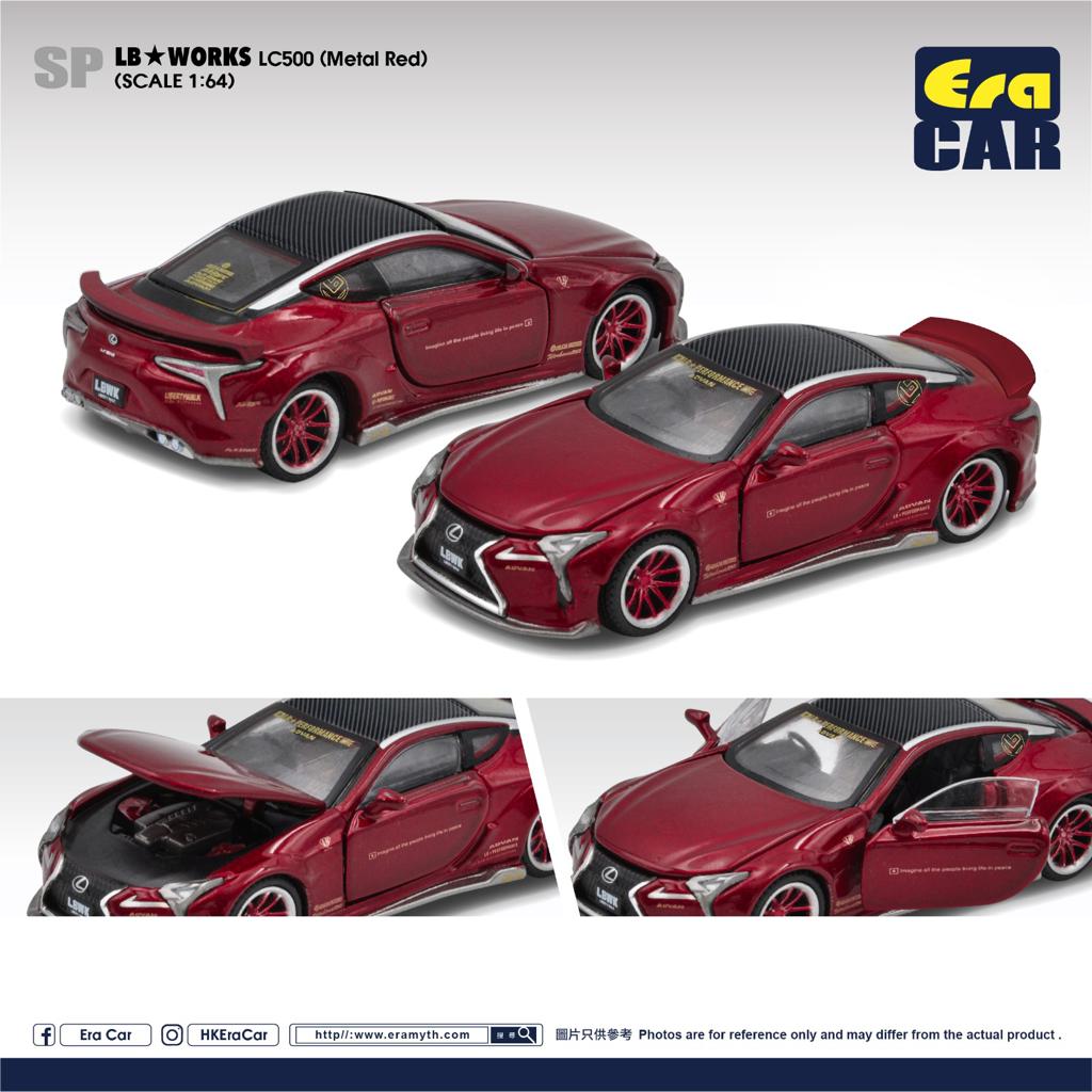 ERA CAR 1/64 22 LB Works LC500 (Metal Red) LS21LC2201