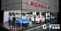 G-FANS 1/64 Diorama with LED Light - Porsche Showroom 710031