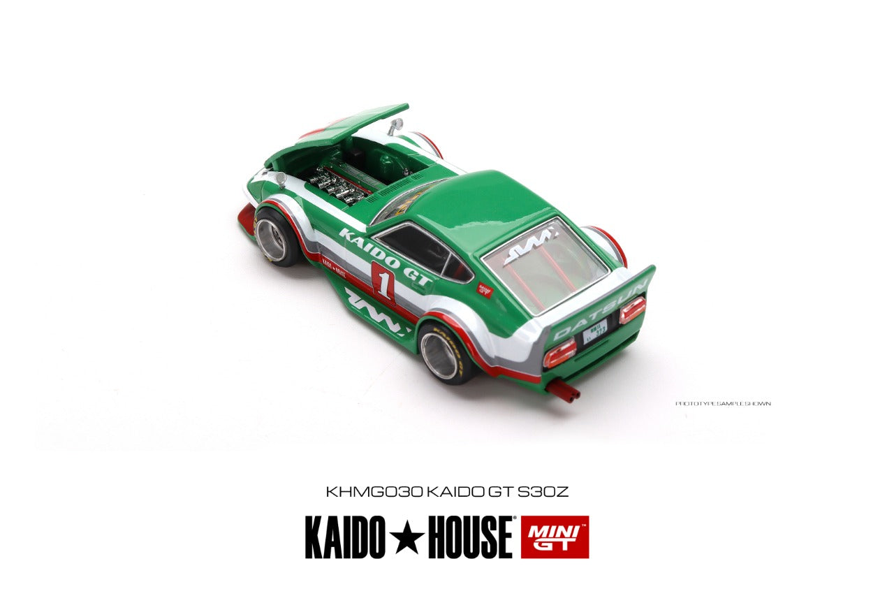 MINI GT x Kaido House 1/64 Datsun KAIDO Fairlady Z Kaido GT V2 (Green) KHMG030