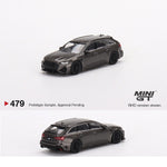 MINI GT 1/64 Audi ABT RS6-R Daytona Grey LHD MGT00479-L