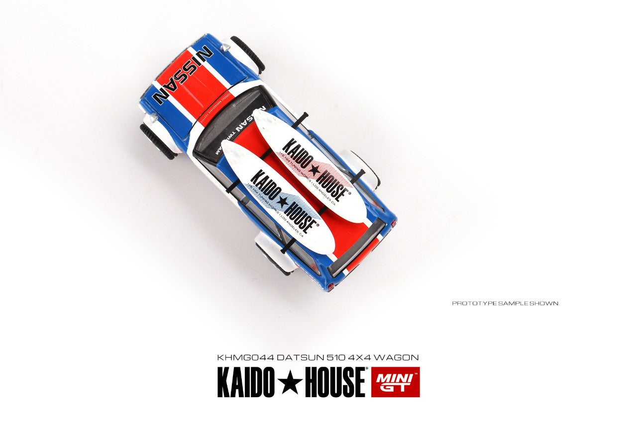 MINI GT x Kaido House 1/64 Datsun KAIDO 510 Wagon Kaido GT Surf Safari RS KHMG044