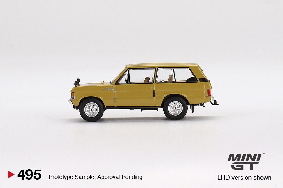 MINI GT 1/64 Range Rover 1971 Bahama Gold RHD MGT00495-R