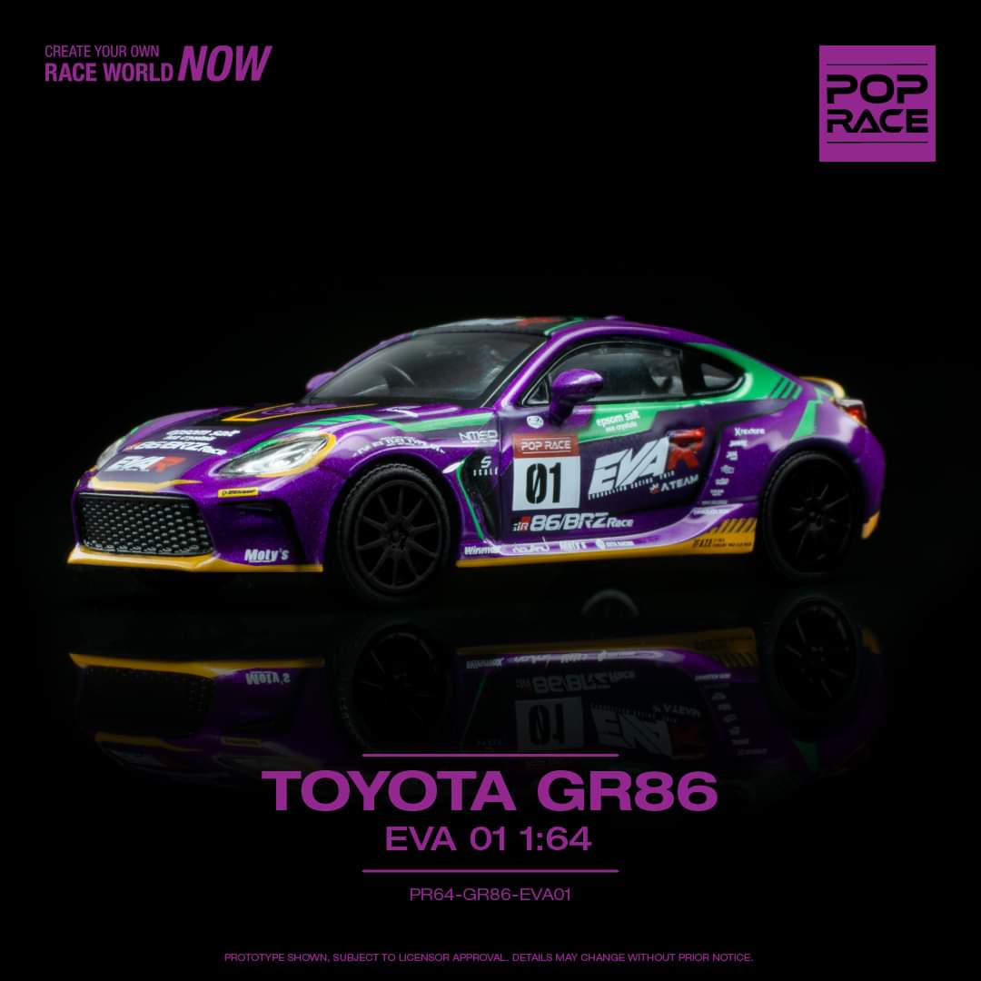POPRACE 1/64 GR86 EVA 01 PR64-GR86-EVA01