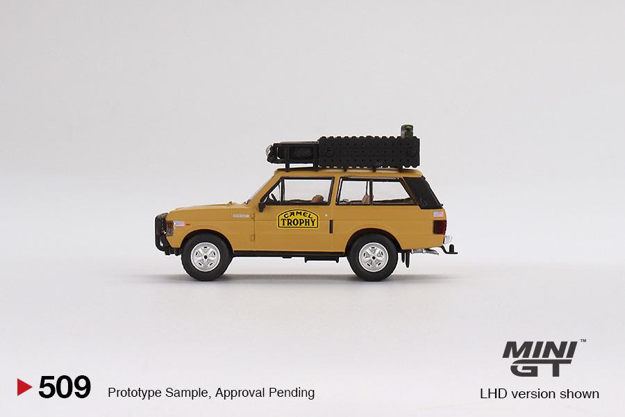 Set PapaNewGuinea Mini GT 1:64 Range Rover Camel Trophy - Counting