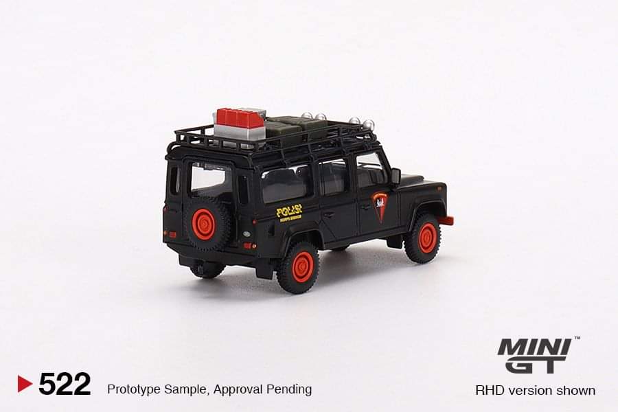 MINI GT 1/64 Land Rover Defender 110 Mobile Brigade Corps (KORPS BRIMOB) - EMS Exclusive RHD MGT00522-R