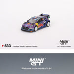 MINI GT 1/64 Ford Puma Rally1 #19 M-Sport Ford WRT 2002 Rally MonteCarlo Winner LHD MGT00533-L