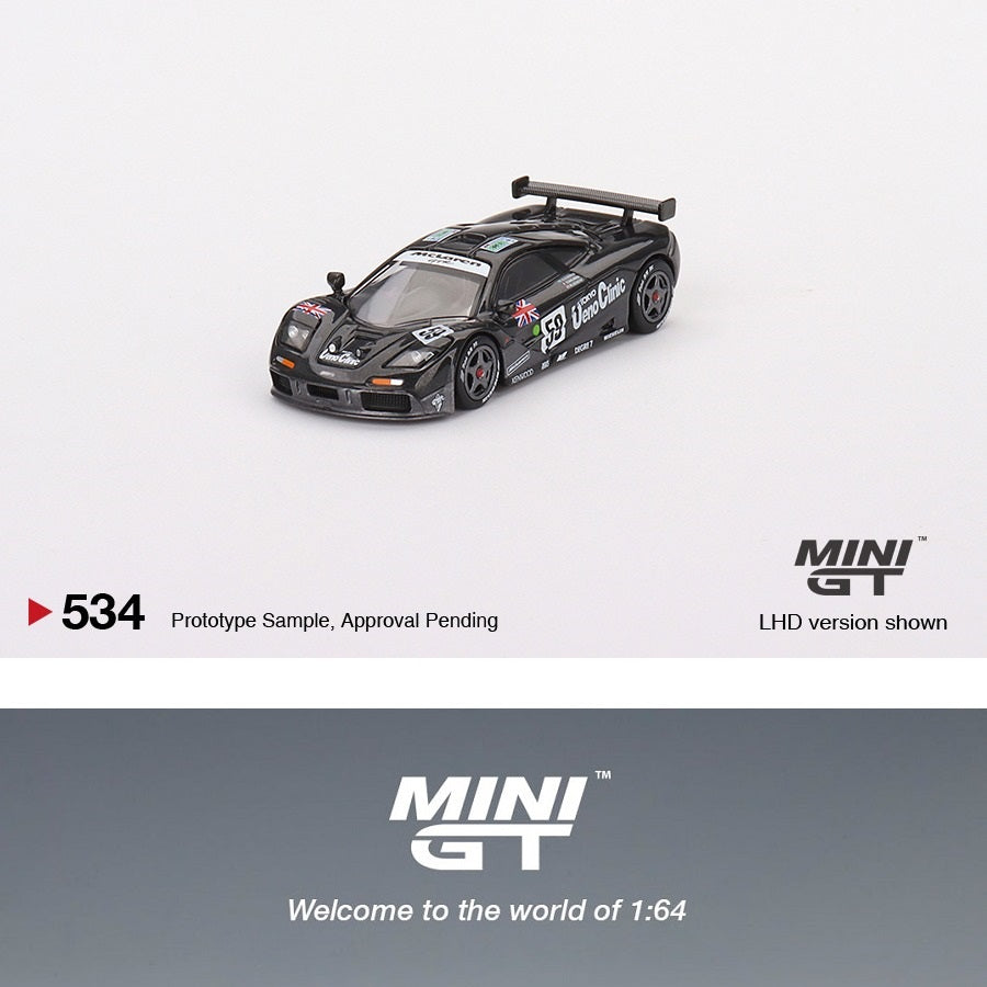 MINI GT 1/64 McLaren F1 GTR #59 Le Mans 24hr Winner LHD MGT00534-L MINI GT 1/64 McLaren F1 GTR #59 Le Mans 24hr Winner LHD MGT00534-L