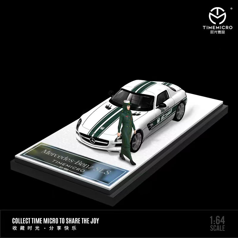 TIME MICRO 1/64 SLS Dubai Police Car with Figurine