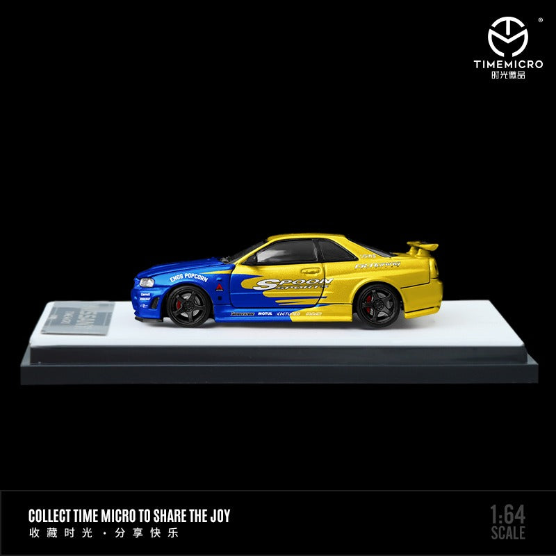 TIME MICRO 1/64 Nissan R34 Spoon – Tokyo Station