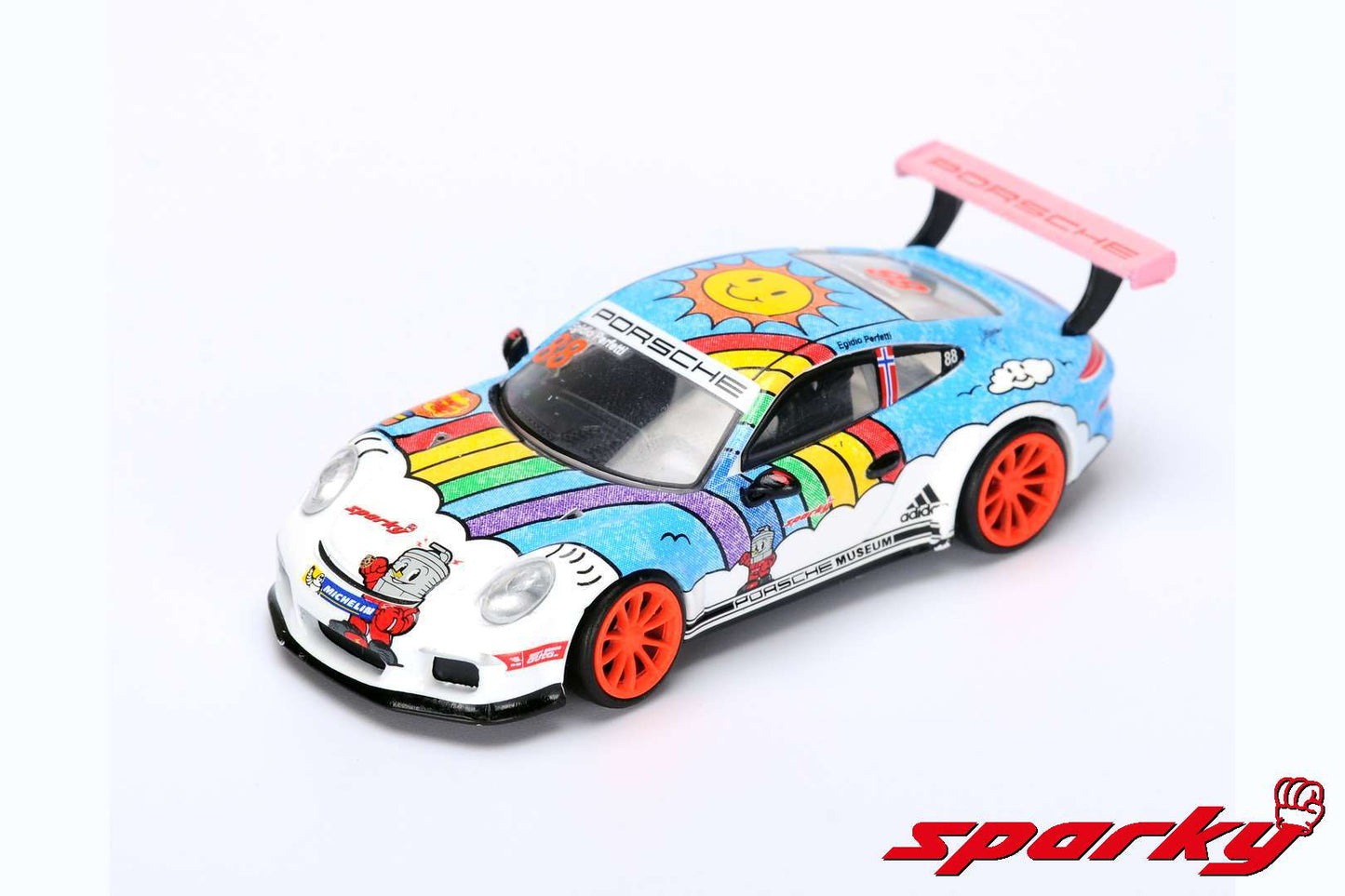 Sparky 1/64 Porsche 991 #88 Sparky Singapore Final PCCA 2015 Y007