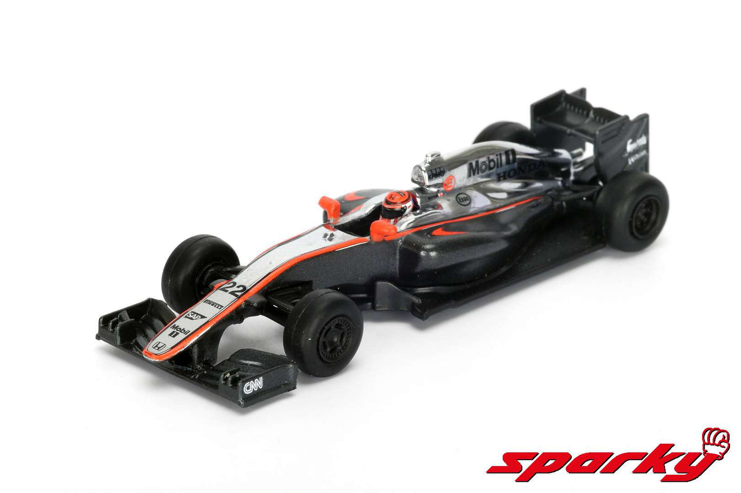 Sparky 1/64 MCLAREN HONDA MP4-30 N.22 CHINESE GP 2015 JENSON BUTTON Y051