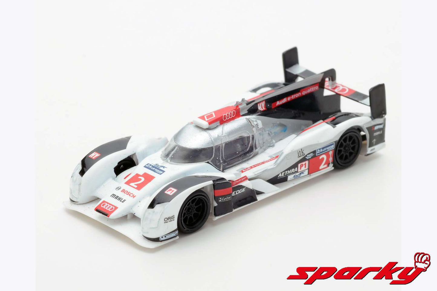 Sparky 1/64 AUDI R18 E-TRON QUATTRO NO.2 AUDI SPORT TEAM JOEST WINNER 24H LE MANS 2014 A. LOTTERER - M. FÄSSLER - B. TRÉLUYER Y091