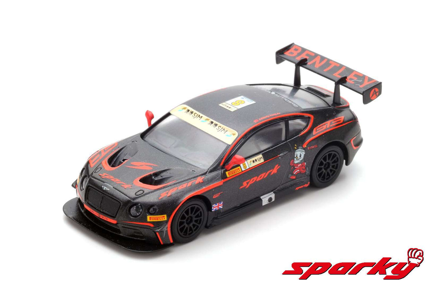 Sparky 1/64 BENTLEY CONTINENTAL GT3 NO.8 MACAU GP FIA GT WORLD CUP 2015 BENTLEY TEAM ABSOLUTE ADDERLY FONG Y104