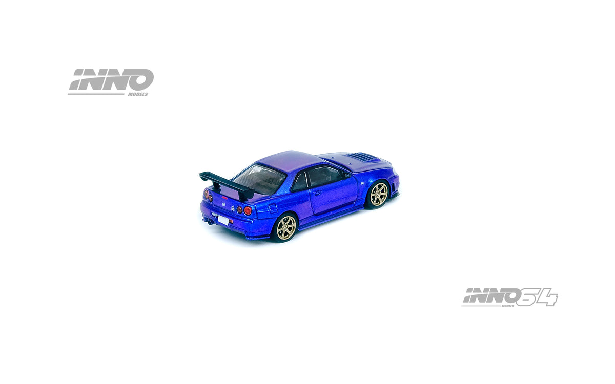 INNO 64 R34 2台 （BLACKTUNERS専用） Inno64 Nissan Skyline GT-R R34 V-Spec ii 1/64 black with
