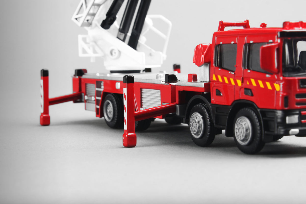 Tiny City Ladder Fire Engine 城市 1/50 Dx1 登高消防車