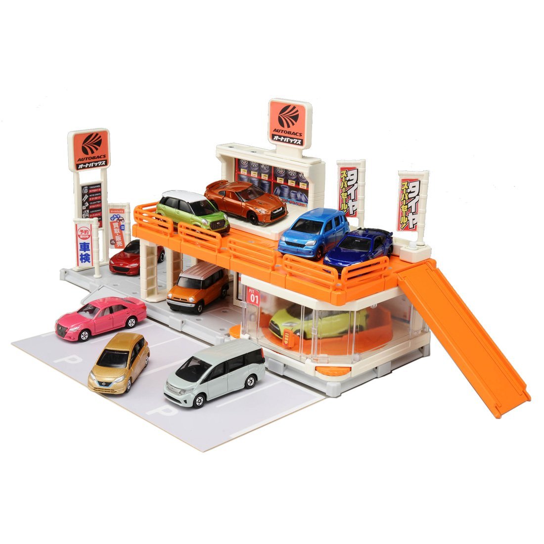 TOMICA Town City Scene Autobacs