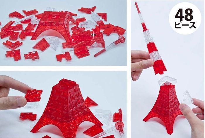 3D Jigsaw Puzzle Tokyo Tower 48 pcs 50192