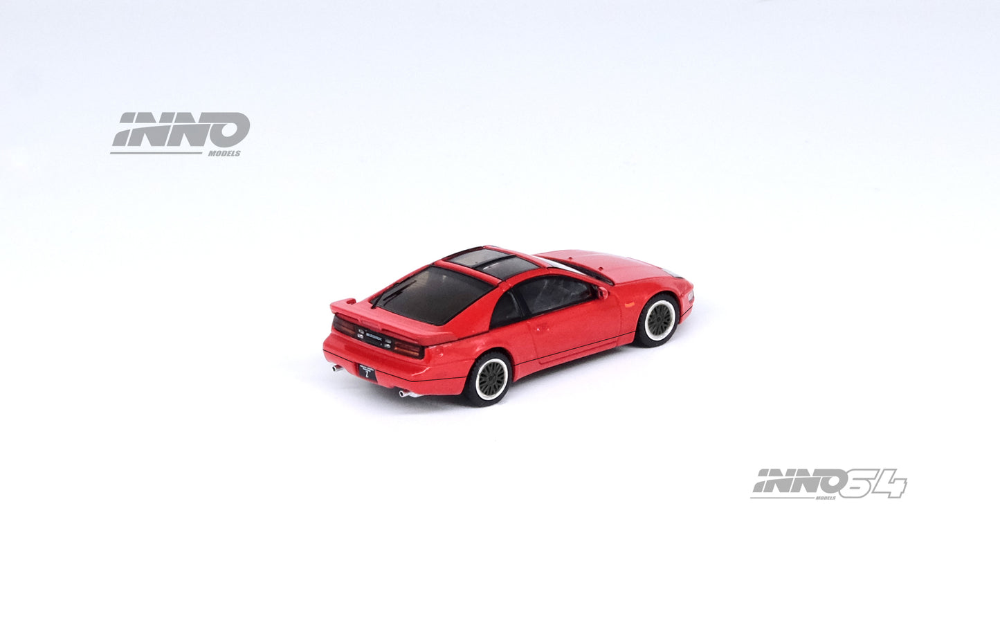 INNO64 1/64 NISSAN FAIRLADY Z (Z32) Aztec Red With Extra Wheels IN64-300ZX-AZRE