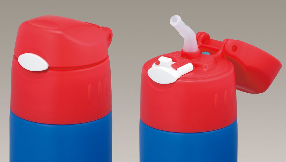 Thermos Vacuum Insulated Straw Bottle 0.4 L Blue Sky FHL-400F