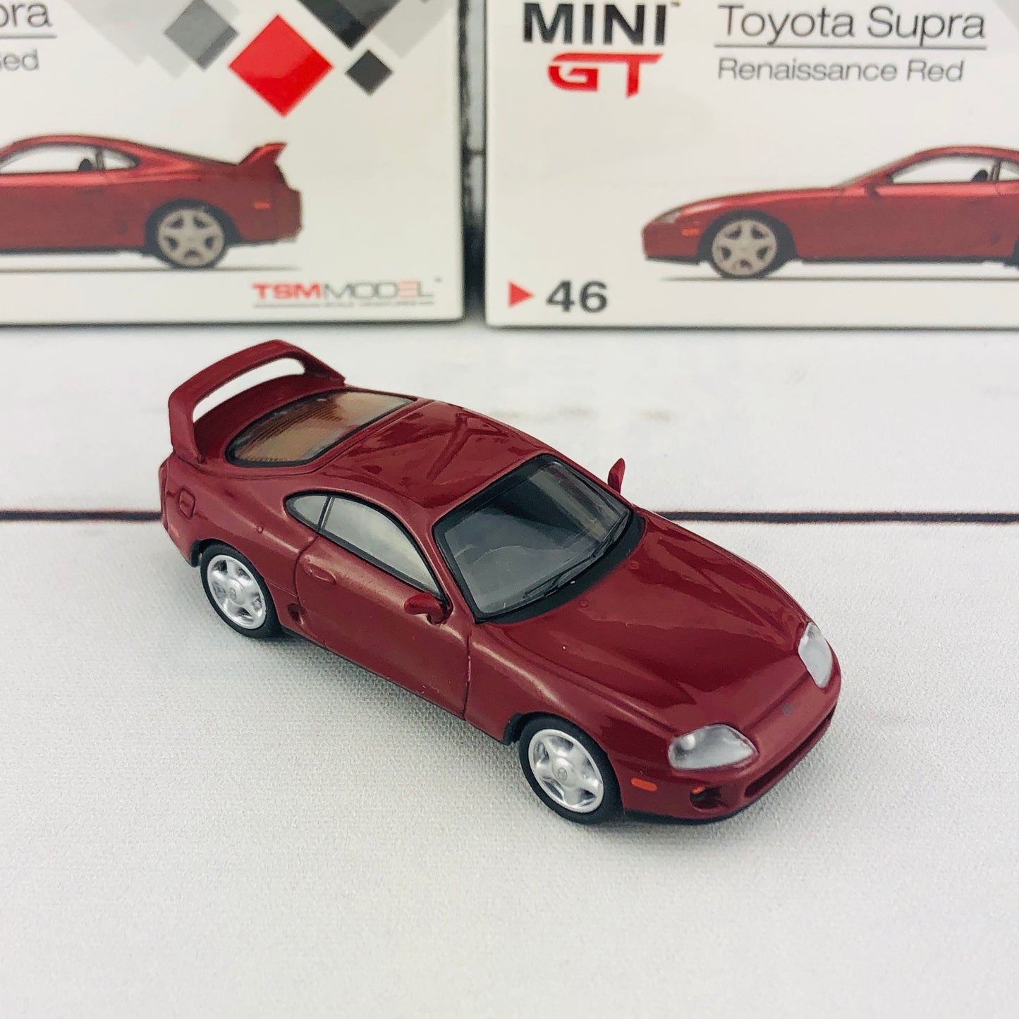 MINI GT 1/64 Toyota Supra (JZA80) Renaissance Red RHD MGT00046-R
