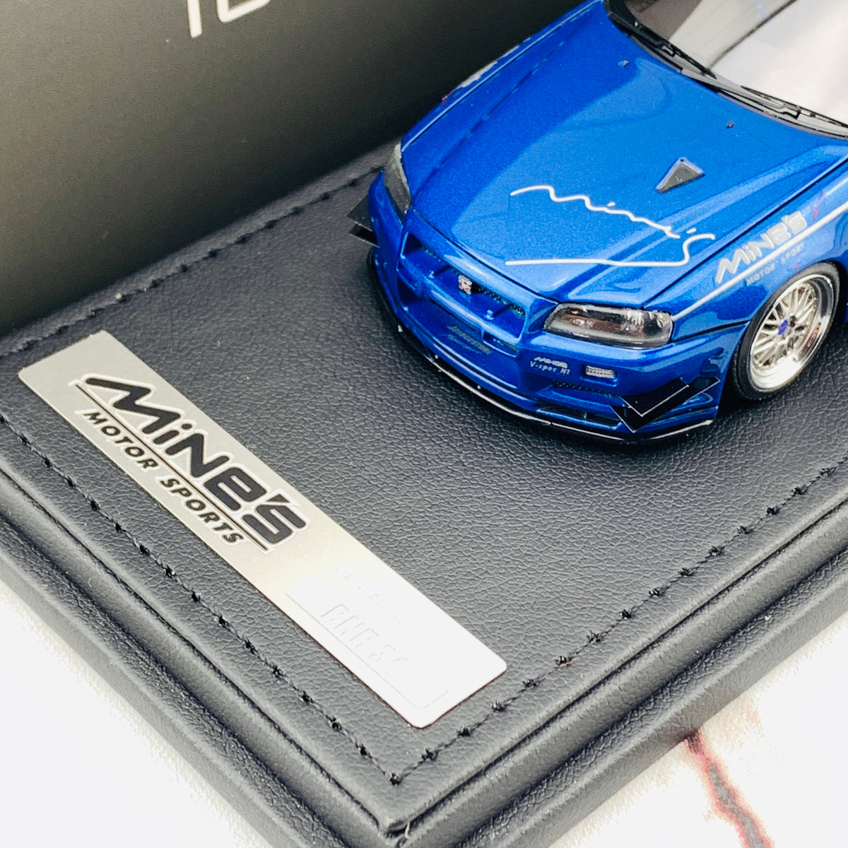 Ignition Model 1/43 Nissan Skyline GTR Mine's R34 Bayside Blue IG1814