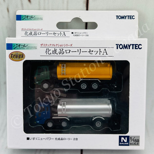 TOMYTEC N Scale The Truck Collection Chemical Truck Set A 4543736285342
