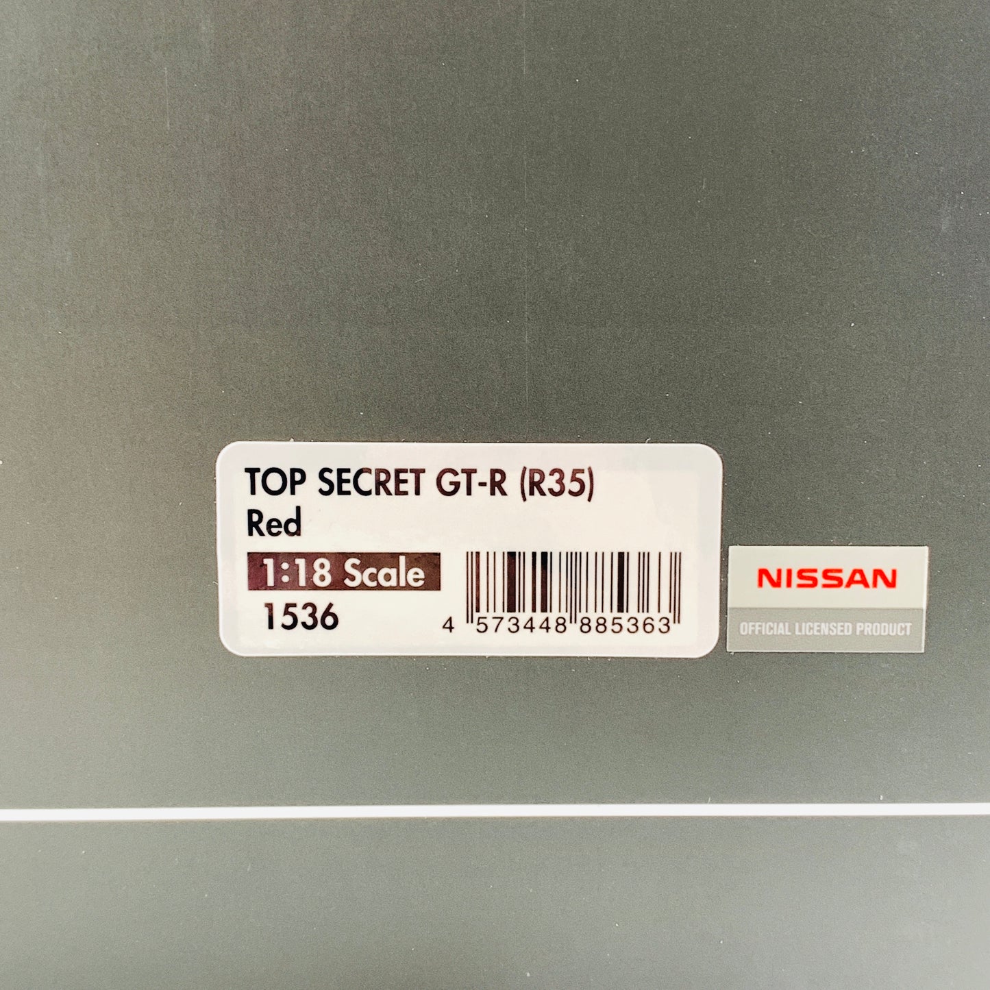 Ignition Model 1/18 TOP SECRET Nissan GTR R35 Red IG1536