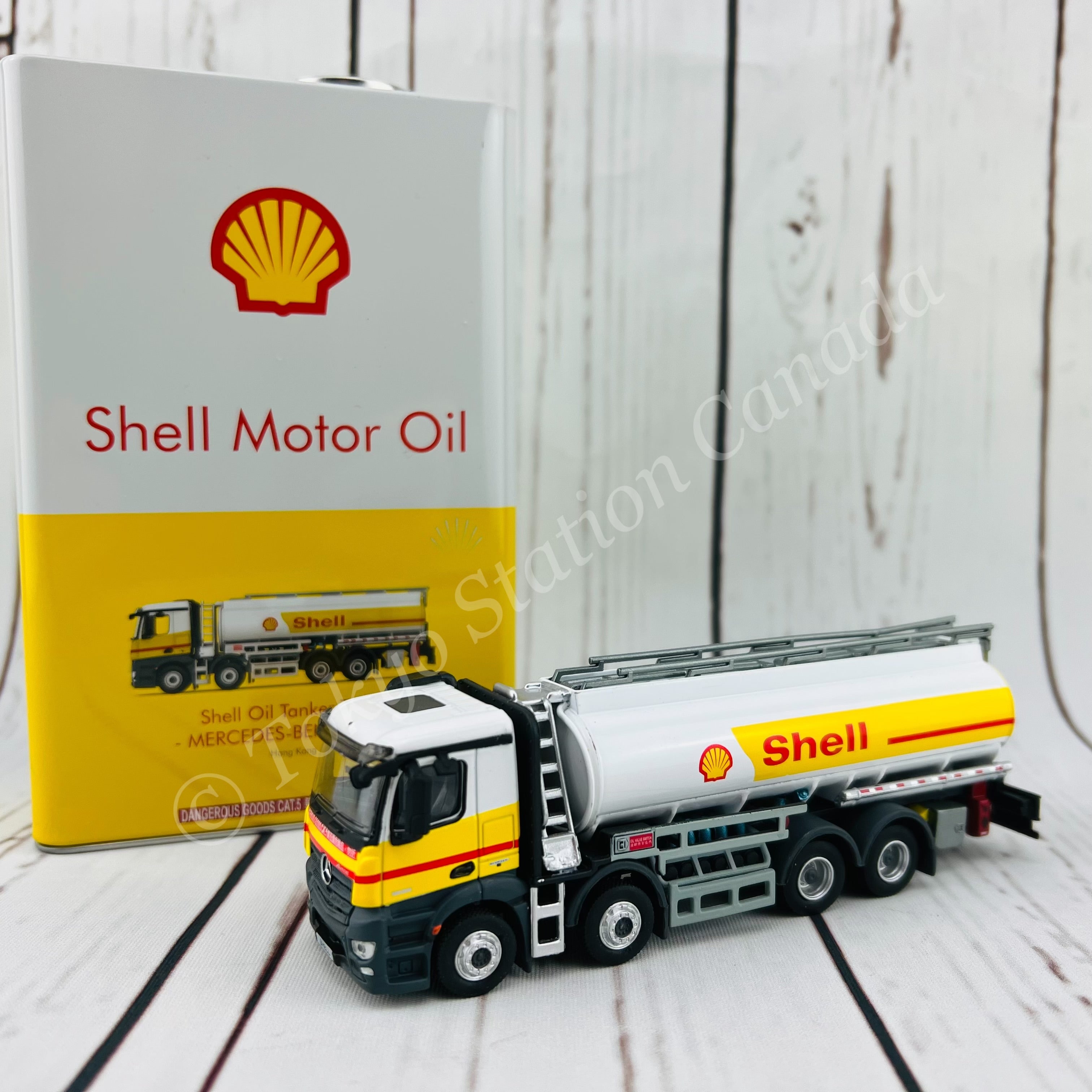 TINY 微影 1/76 Shell Oil Tanker Truck MERCEDES-BENZ Antos with