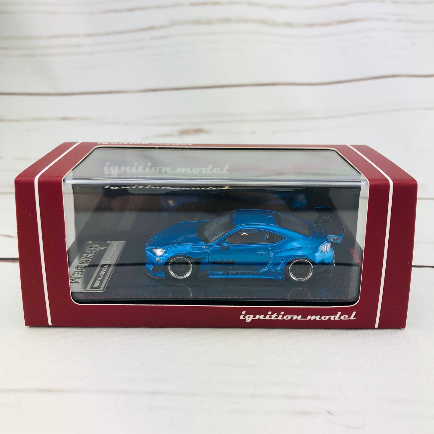 Ignition Model 1/64 Pandem Toyota 86 V3 Blue Metallic 1403