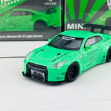 MINI GT LIBERTYWALK LB★WORKS Nissan GTR (R35) Light Green LHD PHILIPPINES EXCLUSIVE PRODUCT MGT00067-L