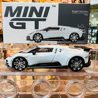 MINI GT 1/64 Bugatti Centodieci White LHD MGT00337-L