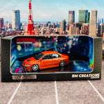 BM CREATIONS JUNIOR 1/64 MITSUBISHI LANCER EVOLUTION VII Custom Orange JDM Limited Edition LHD 64B0131