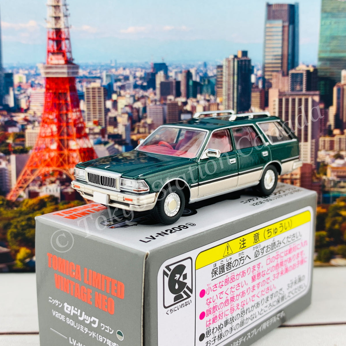 Tomytec Tomica Limited Vintage Neo 1/64 Nissan Cedric Wagon V20E SGL L –  Tokyo Station