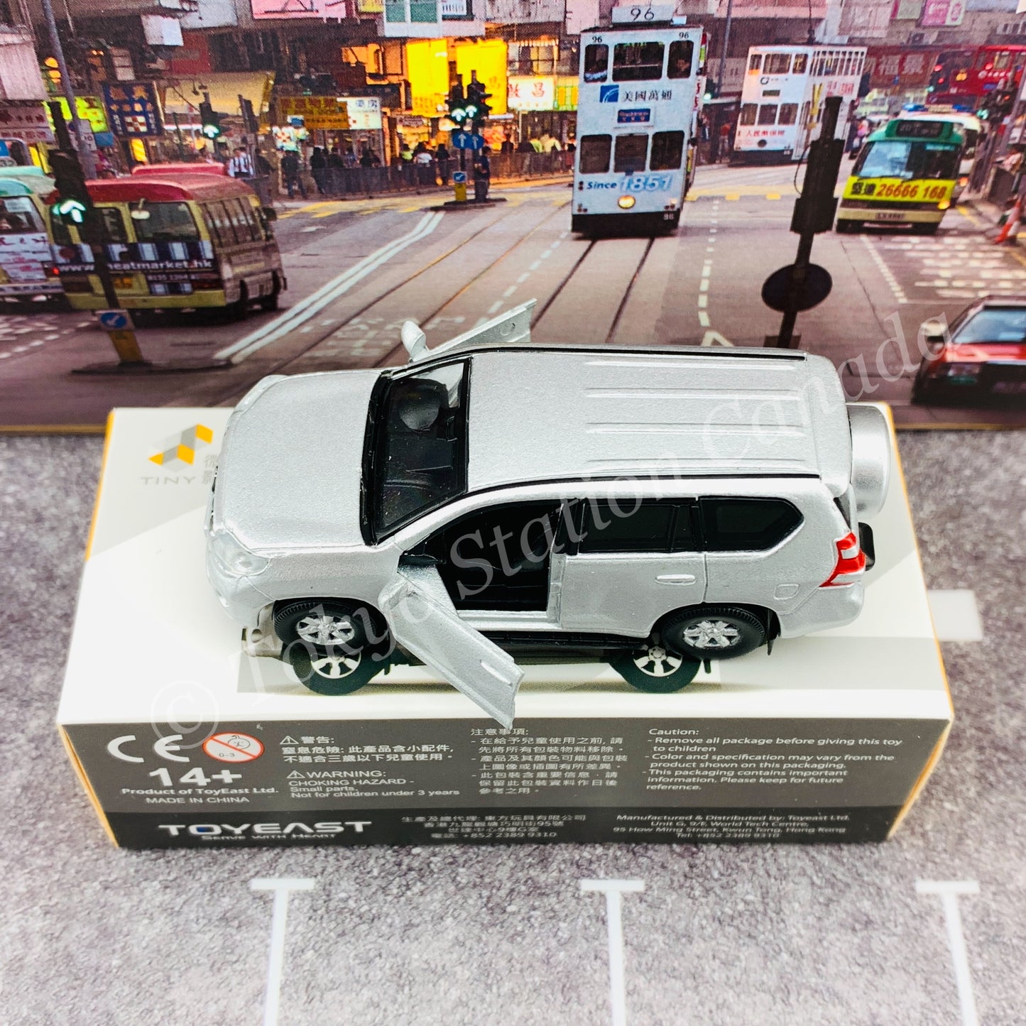 TINY 微影 102 Toyota Prado Silver ATC64827