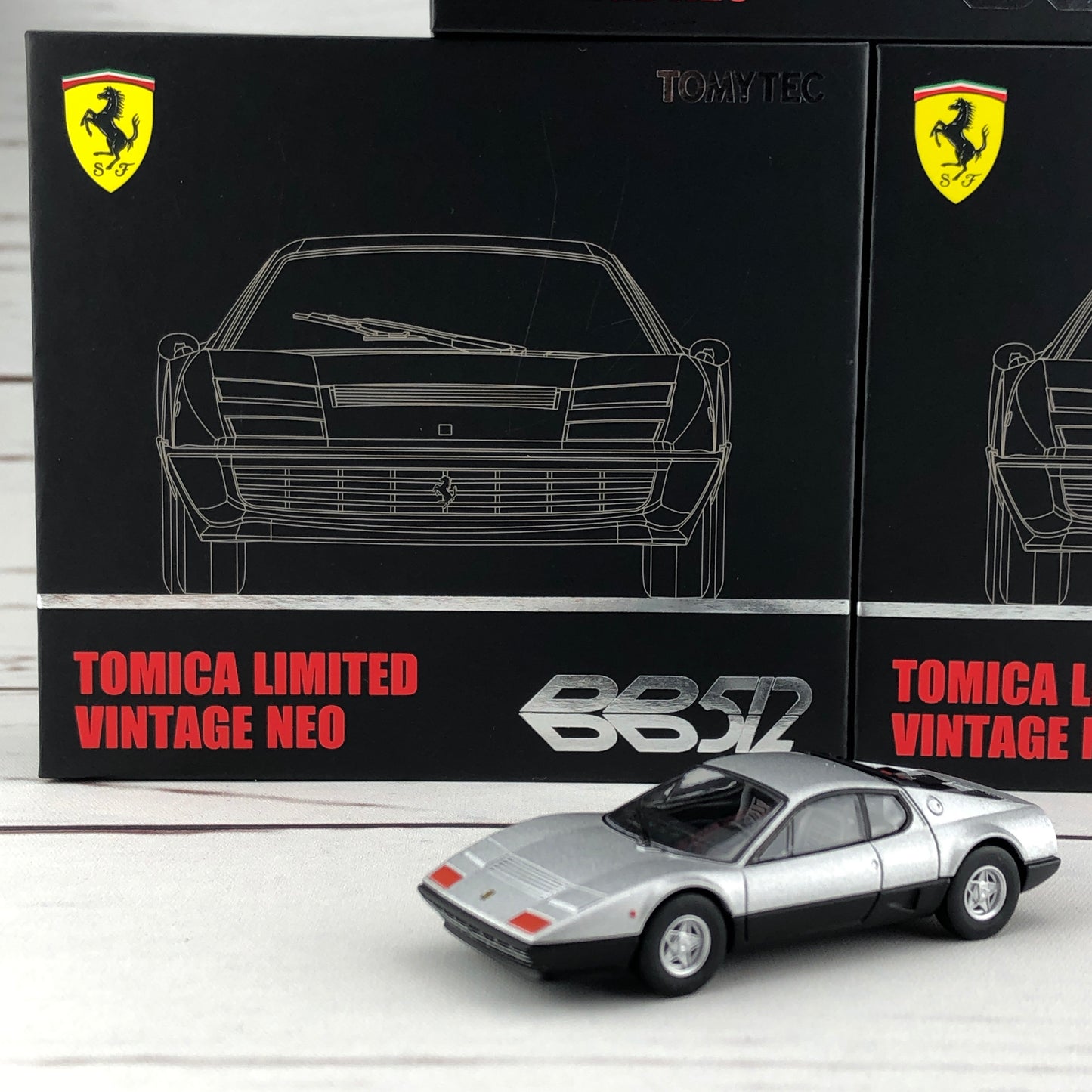 Tomica Tomytec Limited Vintage Neo 1/64 512i BB SILVER