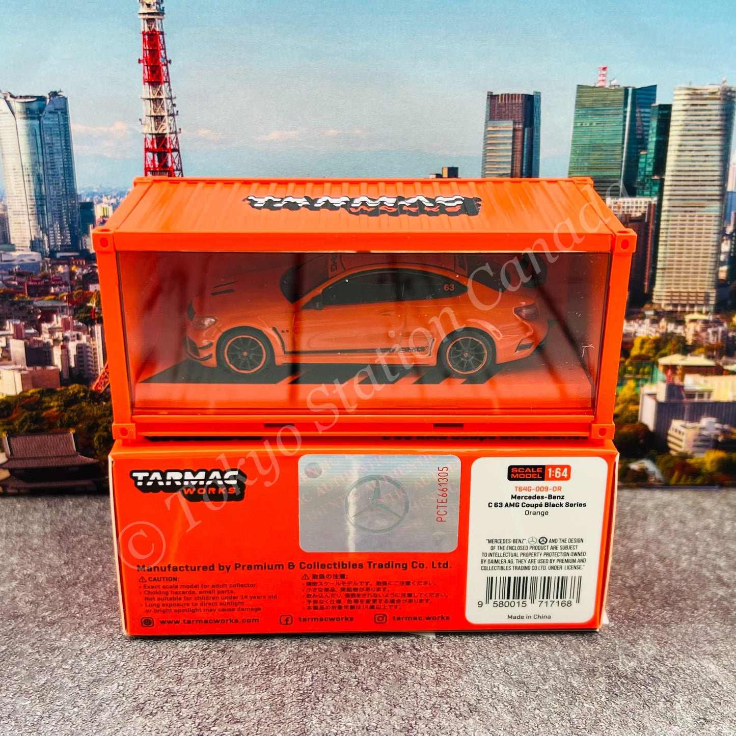 TARMAC WORKS GLOBAL64 1/64 Mercedes-Benz C63 AMG Black Series Orange T64G-009-OR