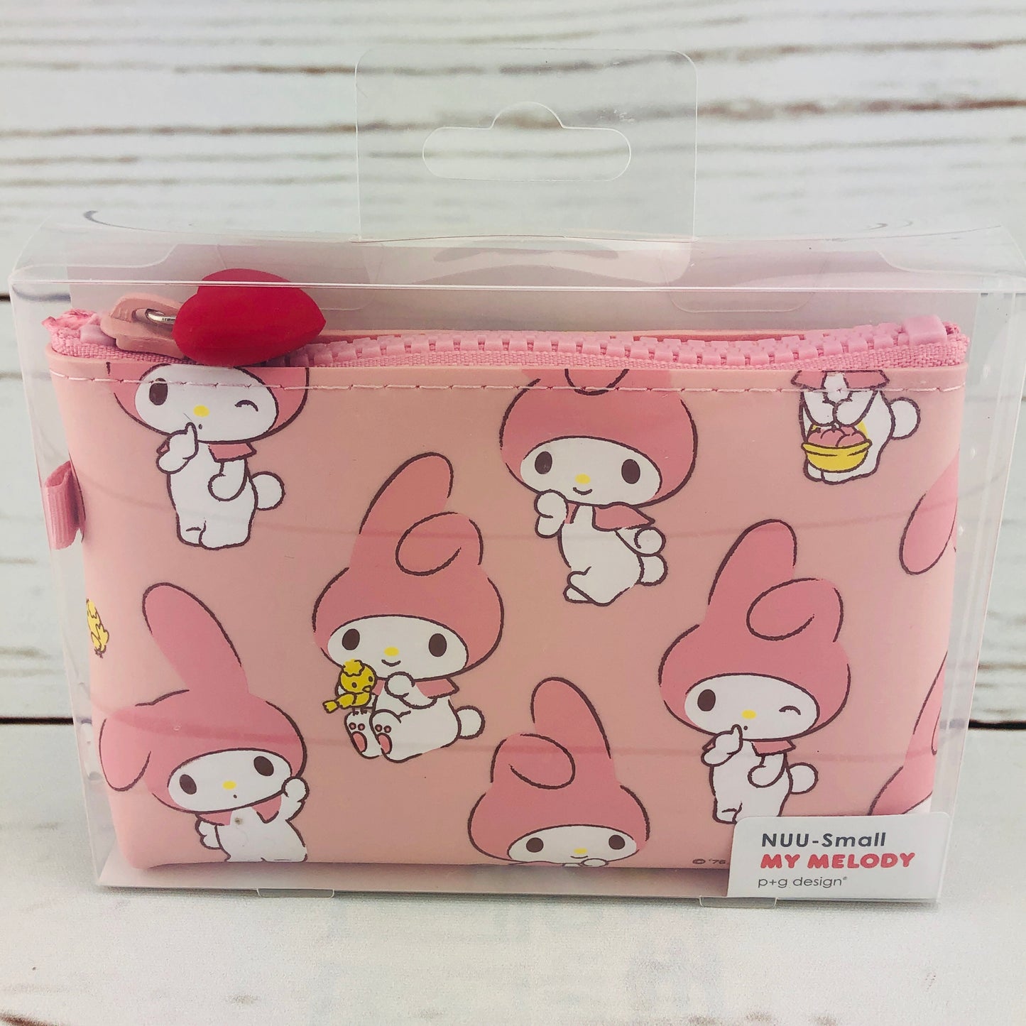 p+g design My Melody NUU Small Zipper Pouch Pink