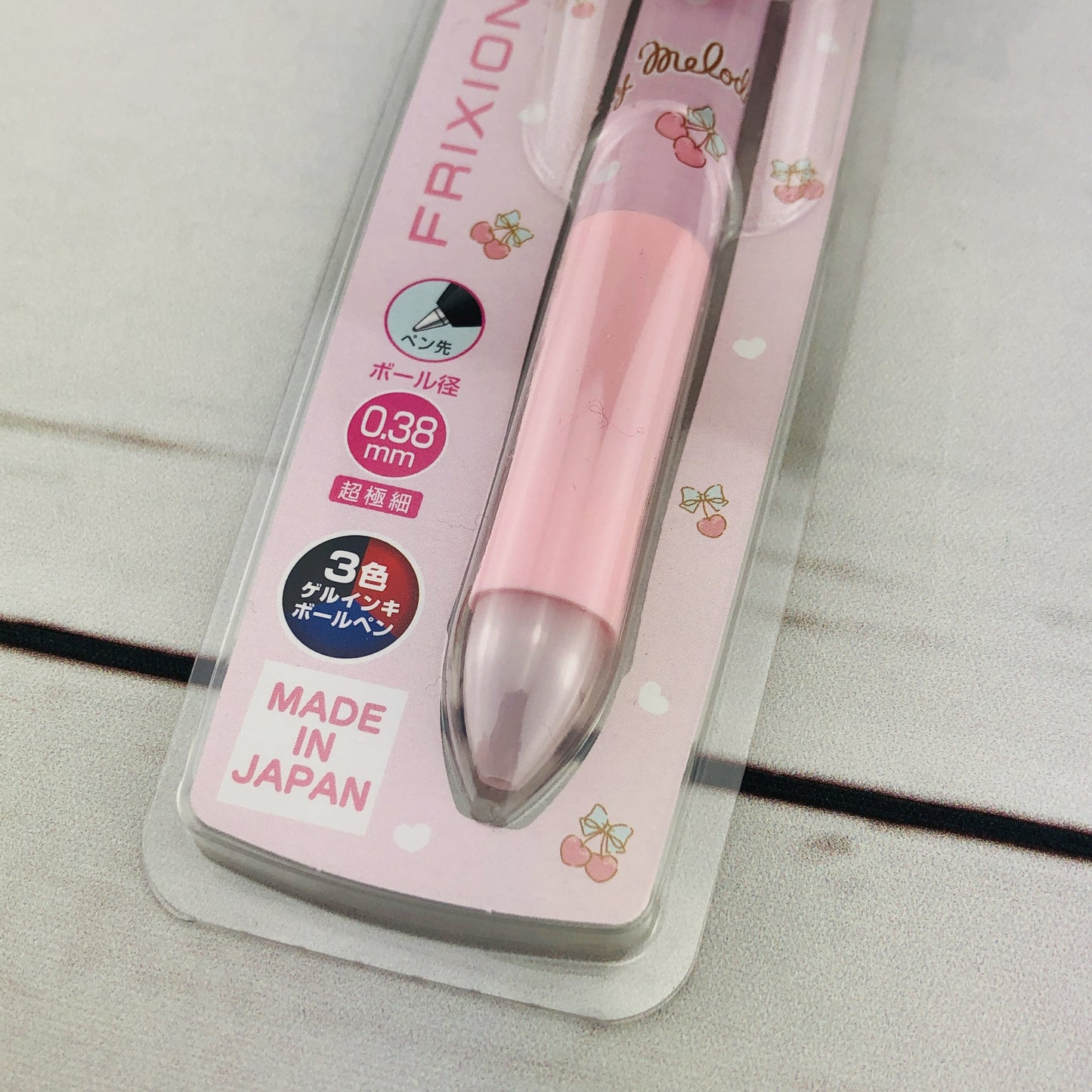 My Melody Frixion Ball Pen 0.38mm (3 Colors) D861 Made in Japan