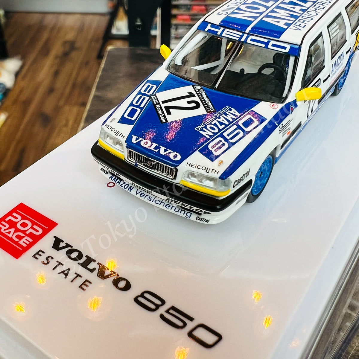 POP RACE 1/64 Volvo 850 Estate 24h Nurburgring 1996 Heico Motorsport #12  PR64-850-96N2412