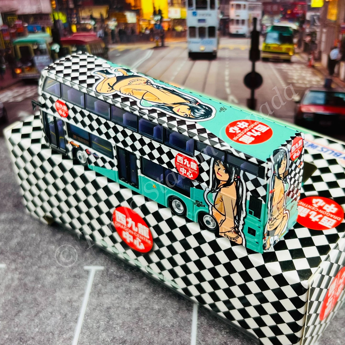 Model 1 1/120 Citybus ADL ENVIRO500 MMC 12m (Dragon Centre 西九龍中心) S33604 - 8488 TM2653 @ 深水埗 118 (綠/黑色)