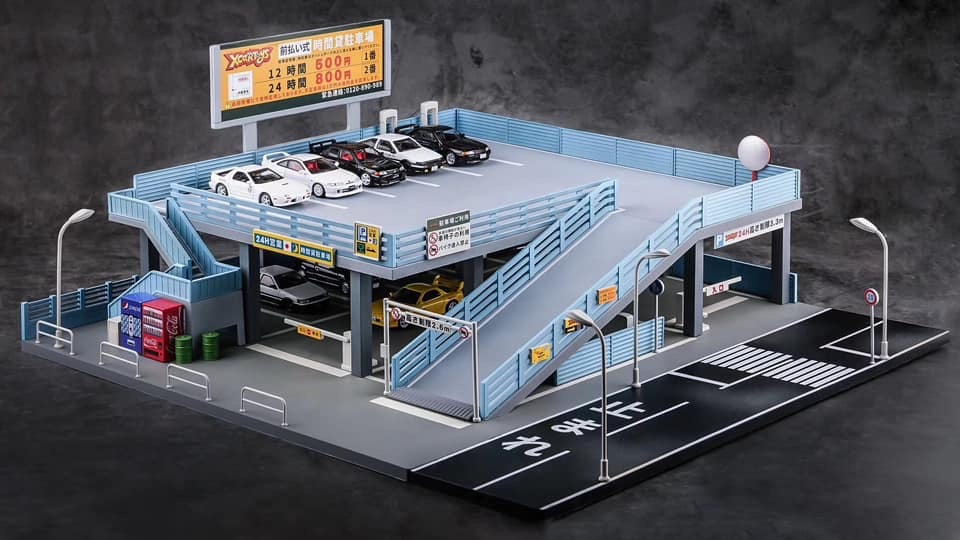 Two Level Parking 1/64 Diorama
