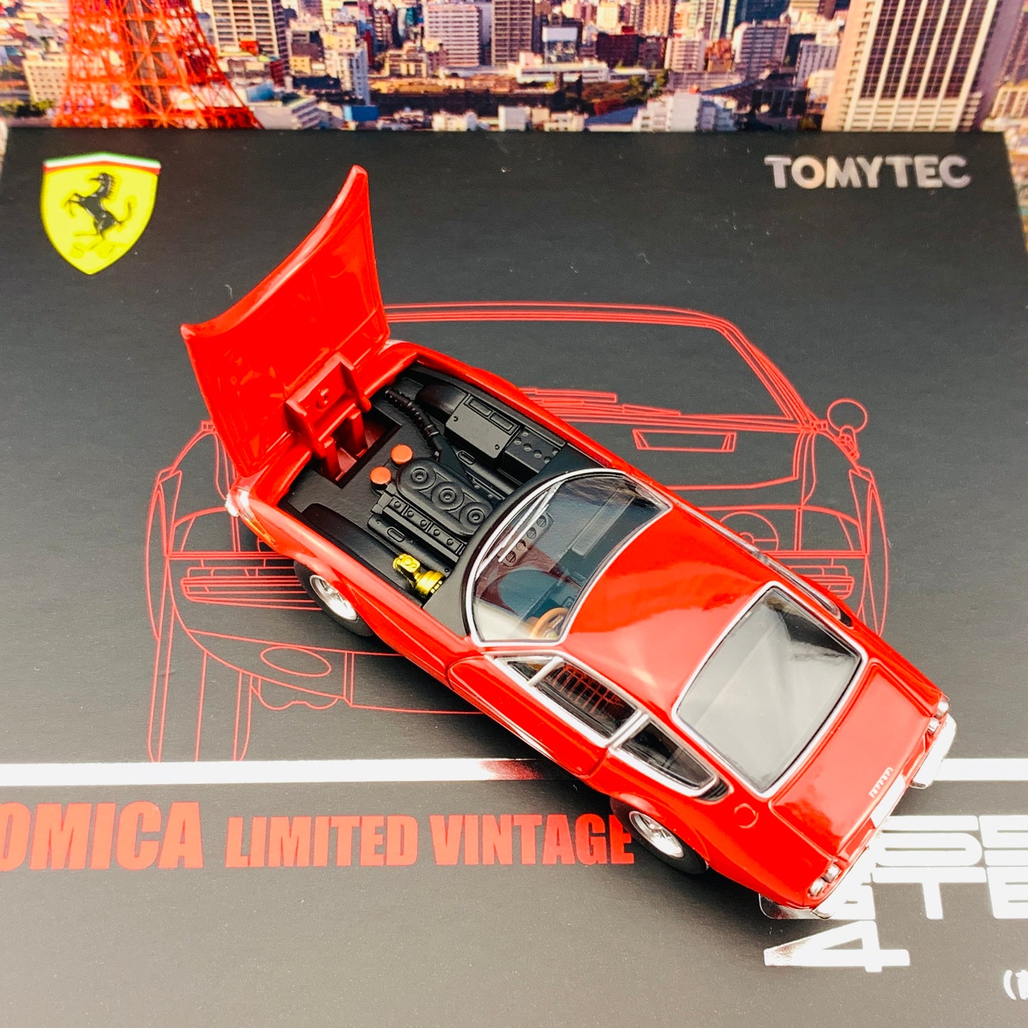 Tomytec Tomica Limited Vintage Neo 1/64 Ferrari 365 GTB4 (RED)