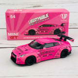 MINI GT LIBERTYWALK LB★WORKS Nissan GTR (R35) "WearItPink" Breast Cancer Awareness RHD MGT00054-R