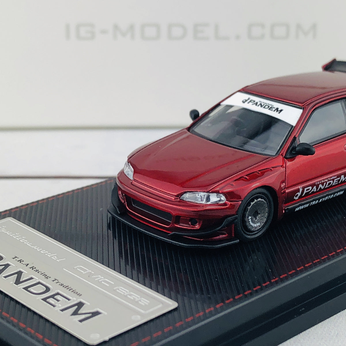 Ignition model 1/64 PANDEM EG6 2台セット IG1702 PANDEM CIVIC (EG6) Orange Metallic – ignition model