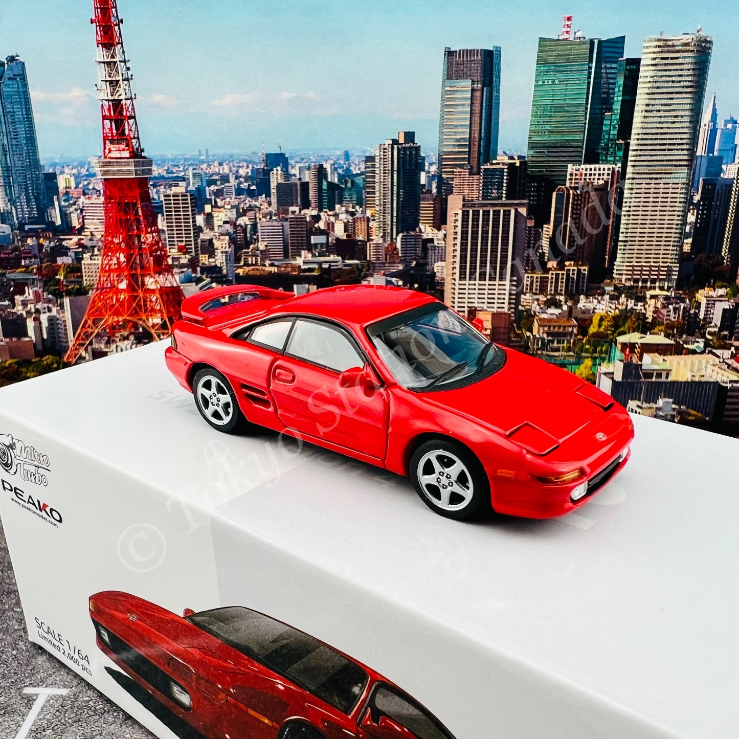 PEAKO64 1/64 Toyota MR2 SW20 1996 RED 62403